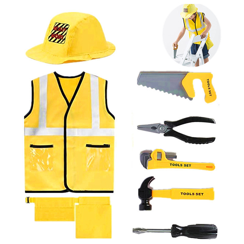 Tools Workshop For Kids - Kostium pracownika budowlanego dla dzieci w