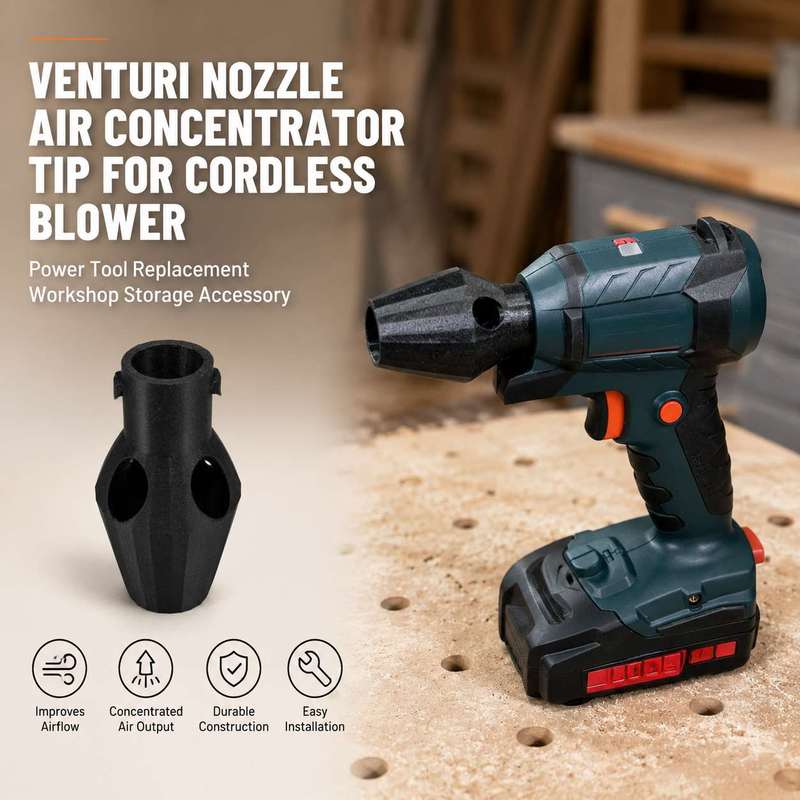 Power Tools In Workshop - Dysza Venturi, końcówka koncentratora powietrza do