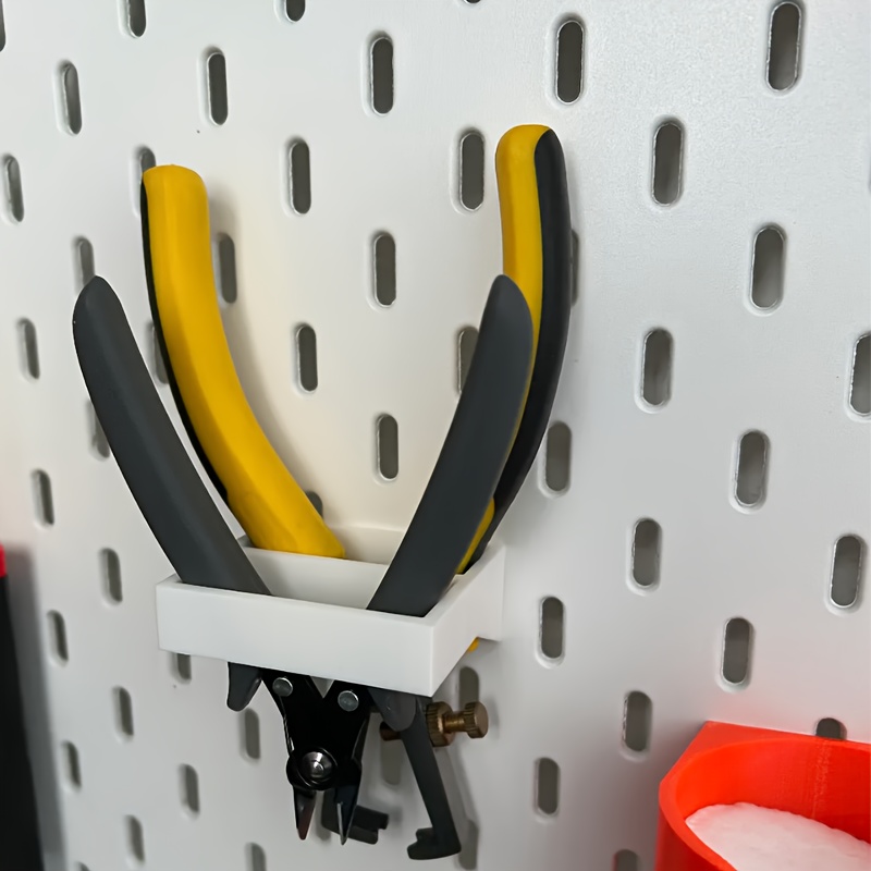 Workshop Tools Types - Stojak na szczypce i nożyczki, biały