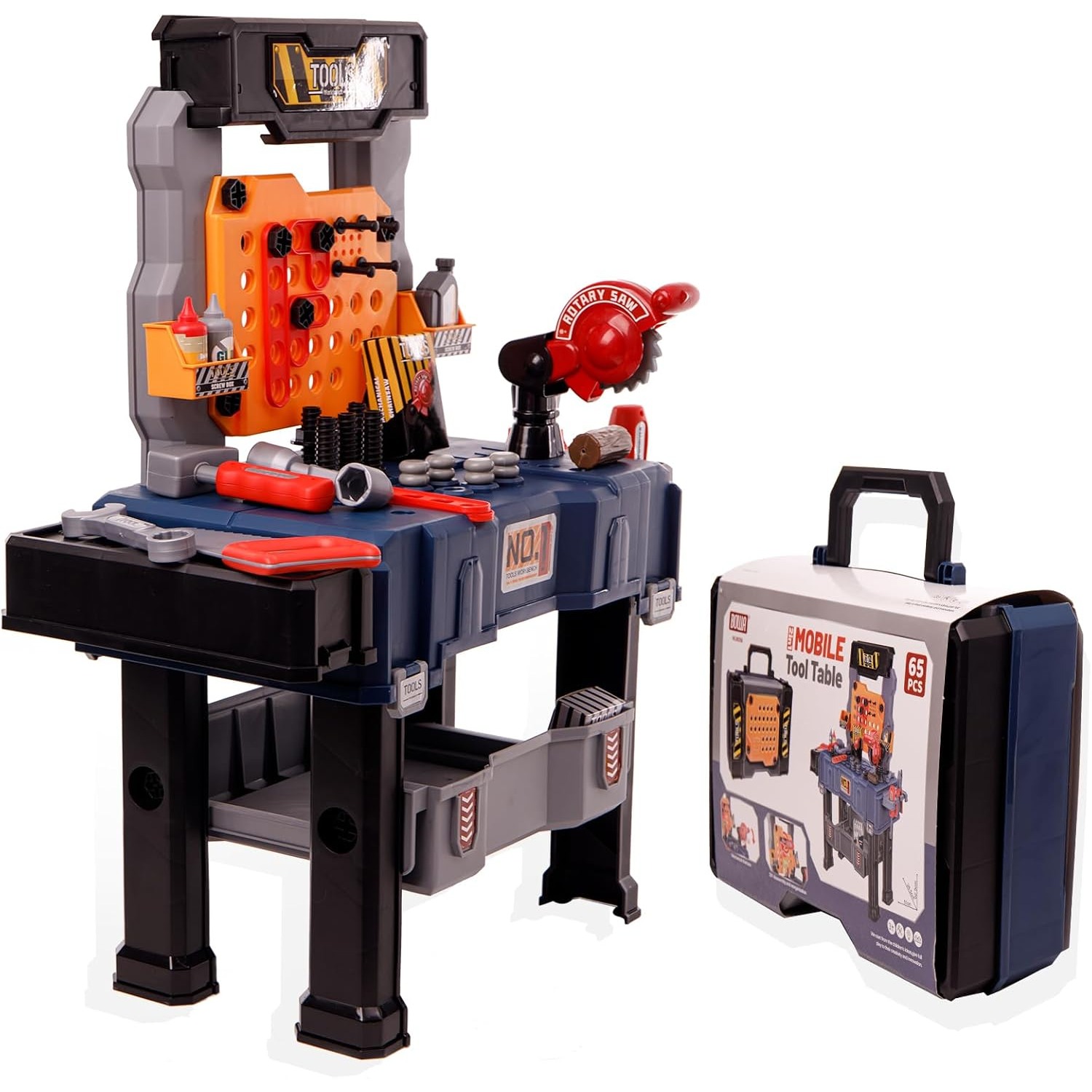 65 szt. Zestaw narzędzi dla dz – Tools Workshop For Kids recenzja i cena