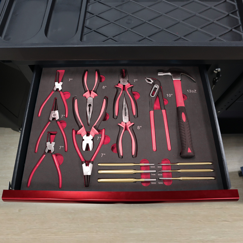Wózek narzędziowy z 7 szuflada – Tools In Mechanic Workshop recenzja i cena