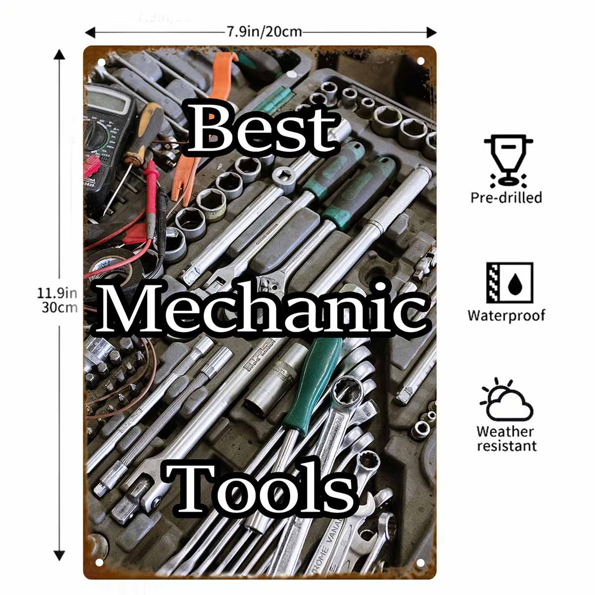 2D PŁASKA METALOWA TABLICA NA  – Best Tools For Workshop recenzja i cena