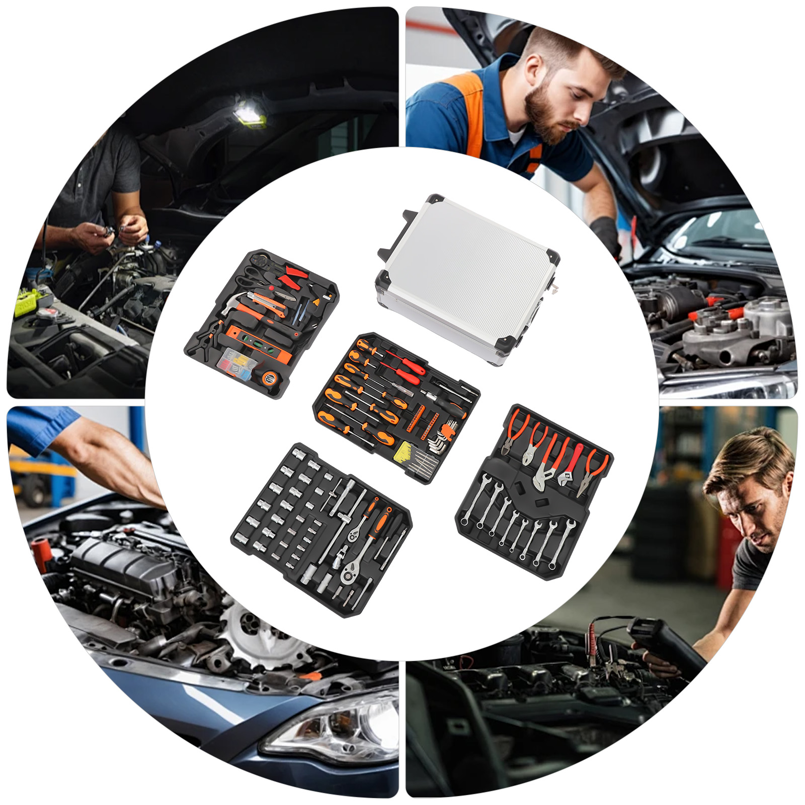 187-częściowy zestaw narzędzi  – Hand Tools Maintenance Workshop recenzja i cena
