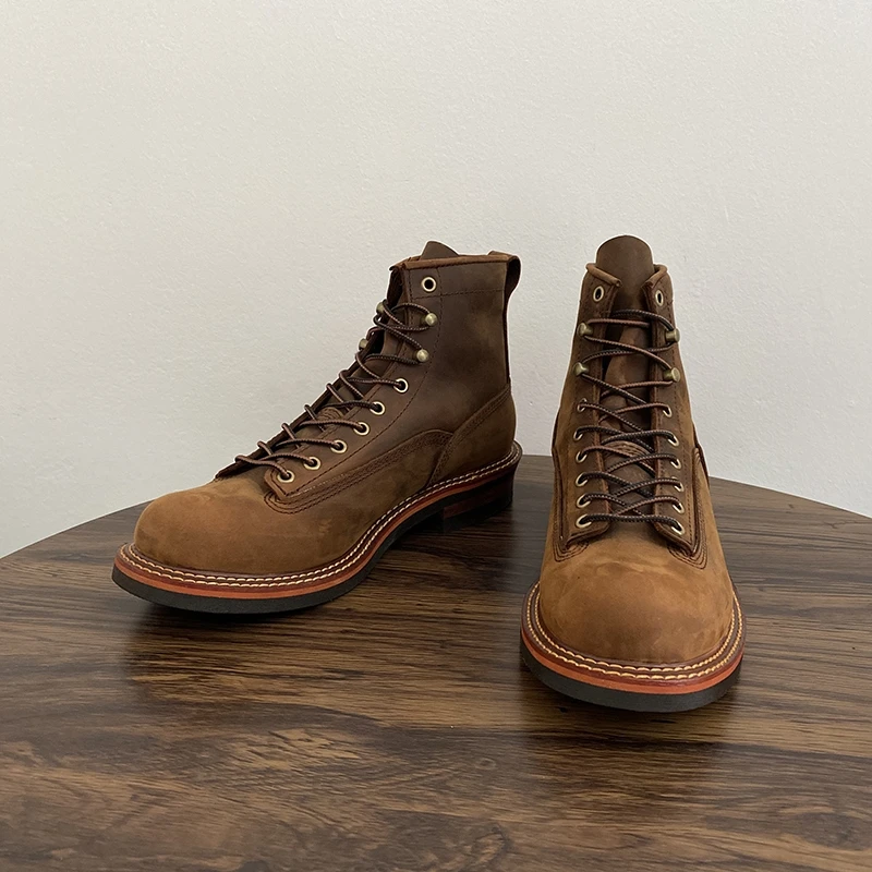 Męskie botki w stylu vintage,  – Tools Quality recenzja i cena