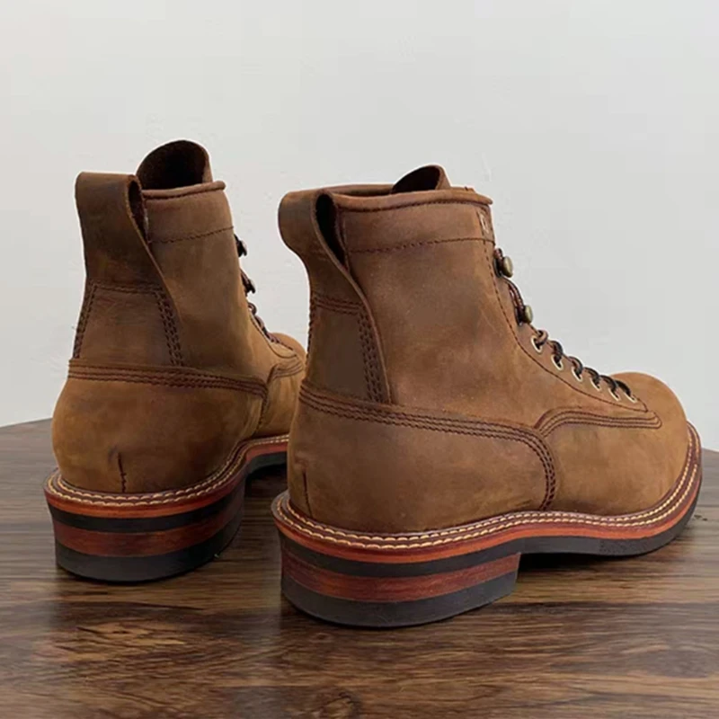 Męskie botki w stylu vintage,  – Tools Quality recenzja i cena