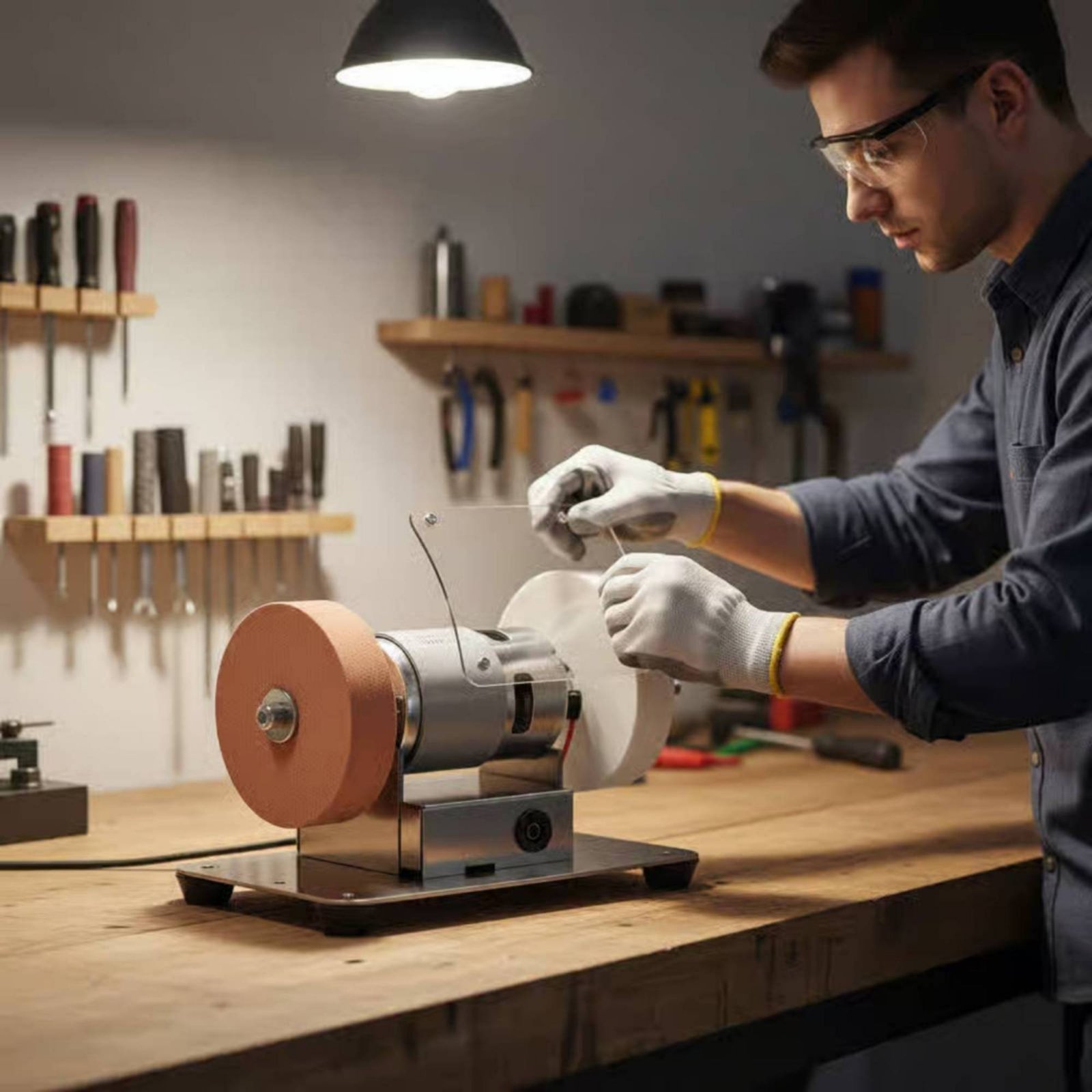 Mini Szlifierka Stołowa Wielof – Power Tools In Workshop recenzja i cena