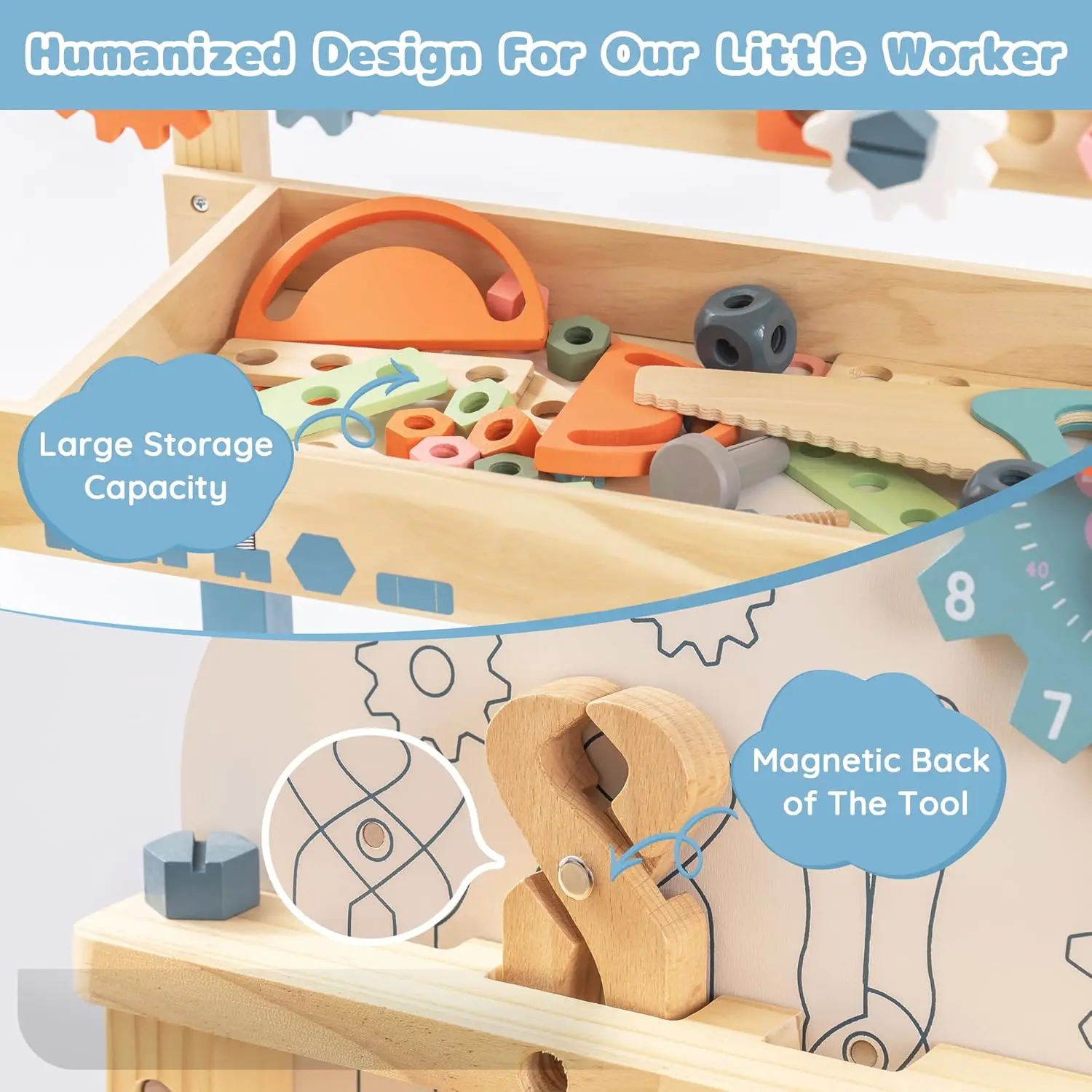 Robotime Robud Zestaw narzędzi – Tools Workshop For Kids recenzja i cena