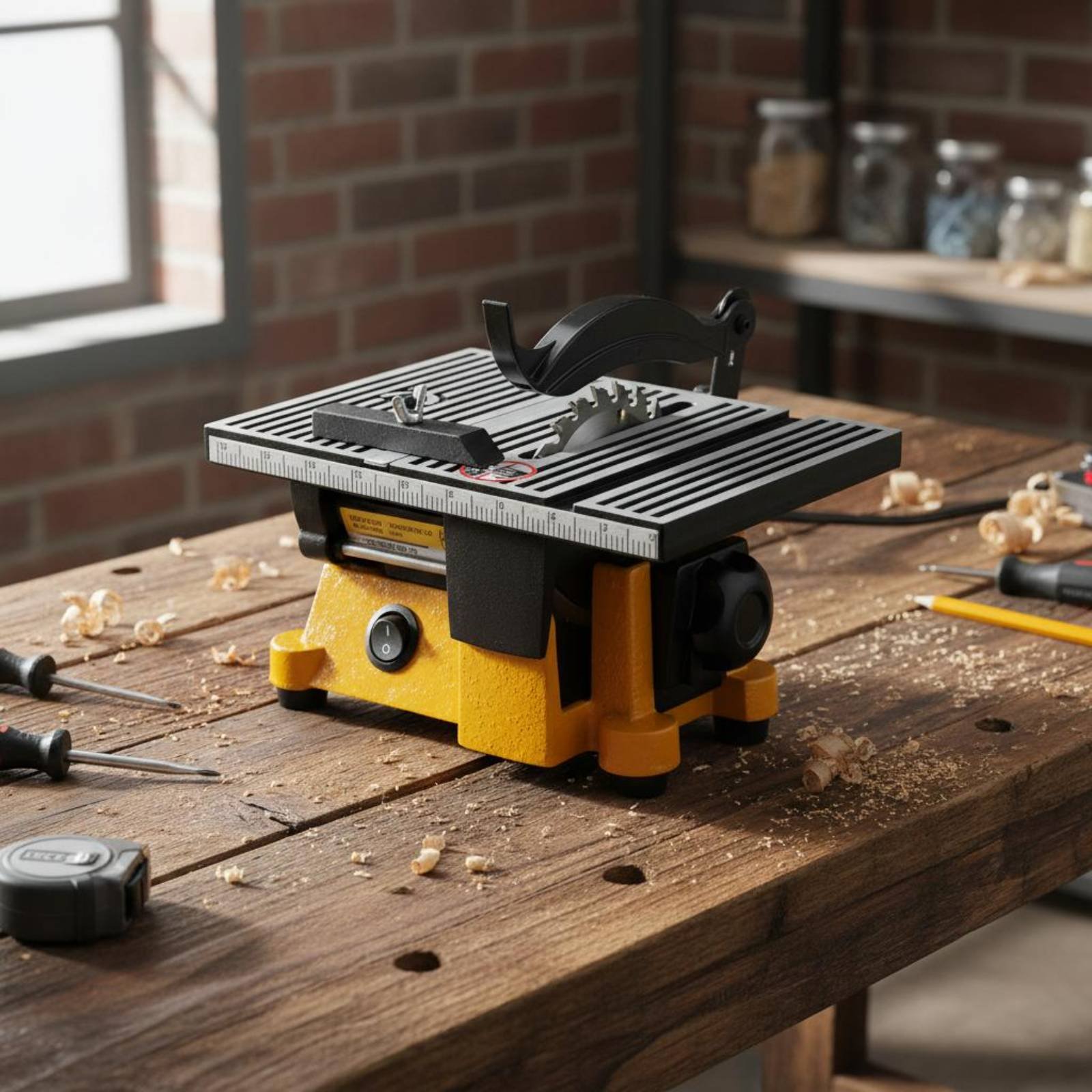 Mini piła stołowa przenośna, m – Power Tools In Workshop recenzja i cena