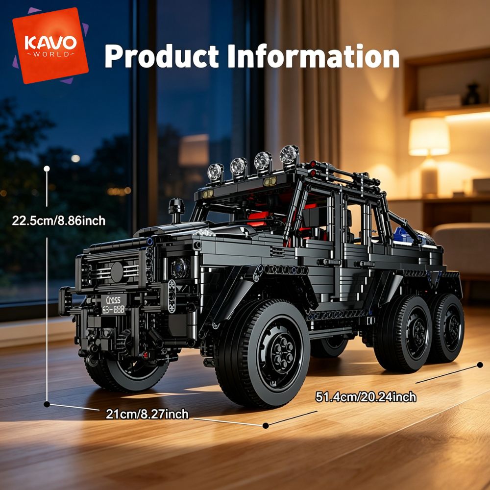 KAVOWORLD 6x6 Ciężki Samochód  – Tools Workshop For Kids recenzja i cena