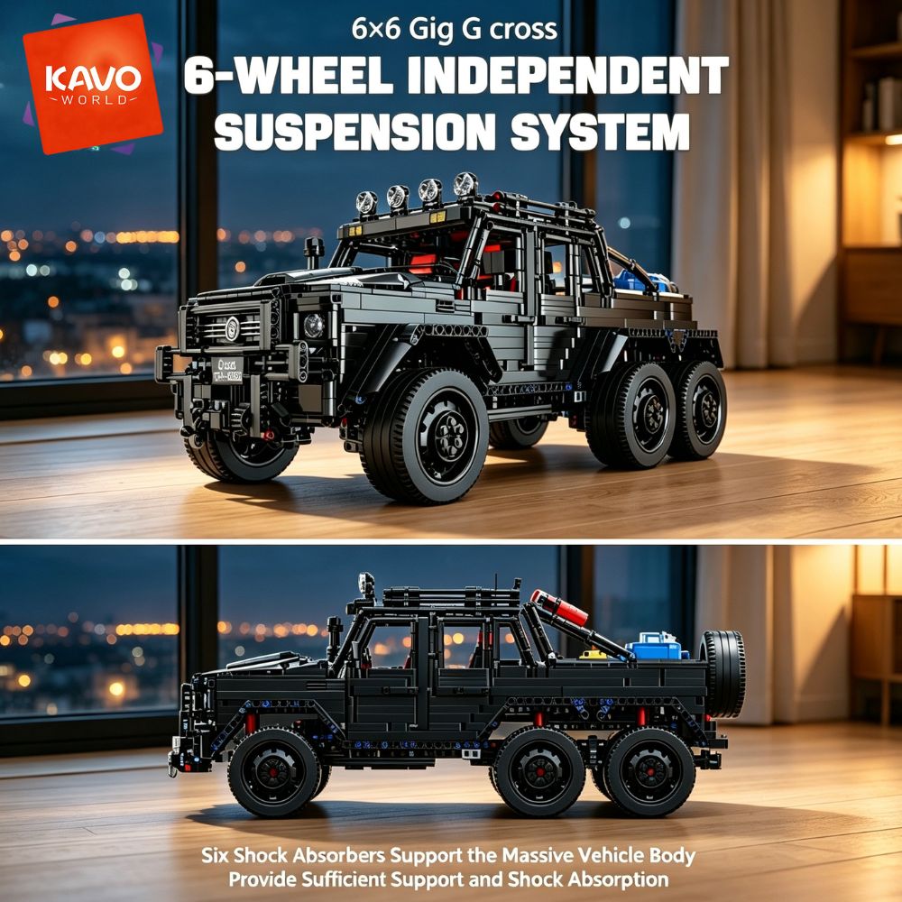 KAVOWORLD 6x6 Ciężki Samochód  – Tools Workshop For Kids recenzja i cena